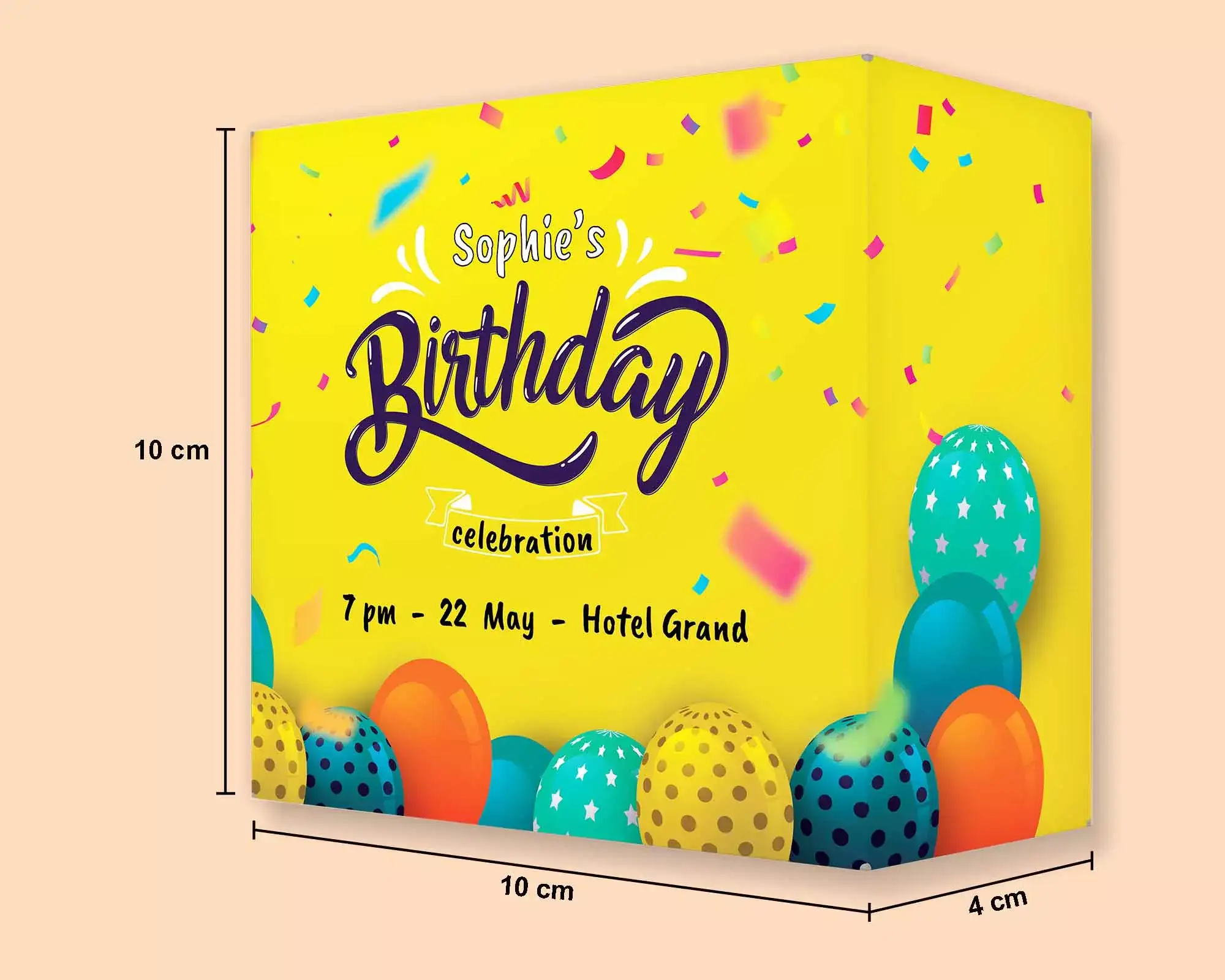 Affordable Customised Birthday Invitations under Rs 50